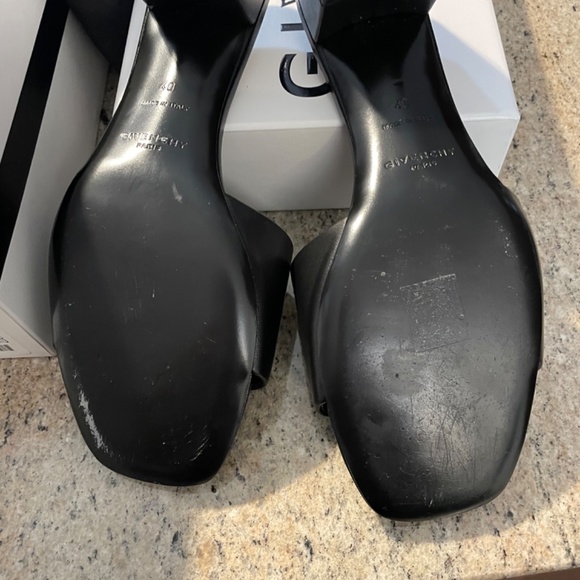 Givenchy Black 4G Block Heel Slide Sandal - Picture 4 of 4